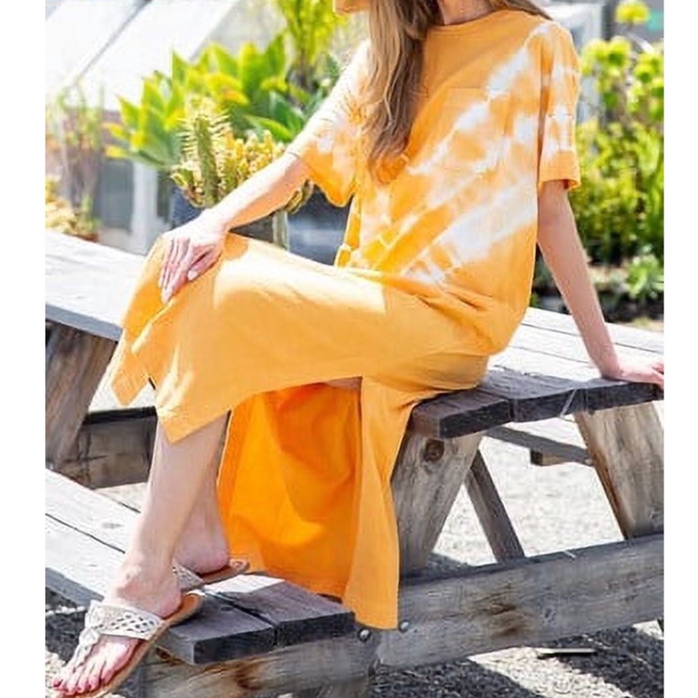 Ces Femme Tie-Dye Tee Shirt Dress